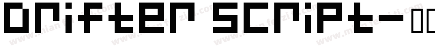 Drifter Script字体转换
